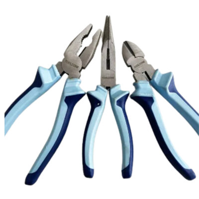 Toolzone 3Pc 8" Heavy Duty Plier Set