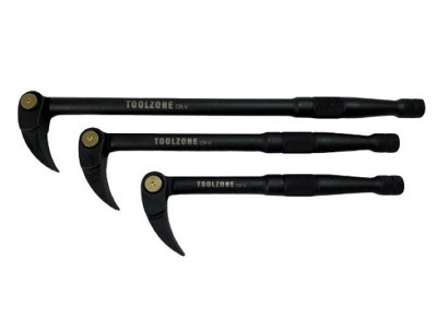TOOLZONE 3PC ADJUSTABLE PRY BAR SET