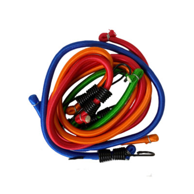 Toolzone 4 Piece 12MM GS/TUV Assorted Bungee Set