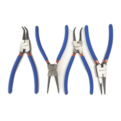 Toolzone 4 Piece 9" Circlip Pliers Set - Internal External Bent & Straight PL242