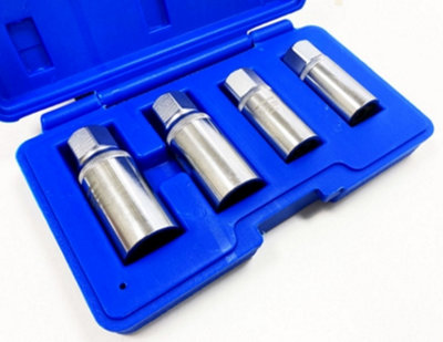 TOOLZONE 4PC 1/2"DR STUD EXTRACTORS - 4
