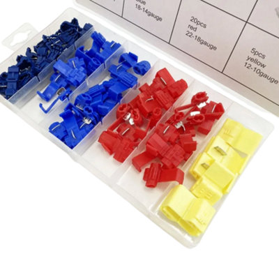 Toolzone 65PC Quick Splice Connector Assortment Electrical Wire ...