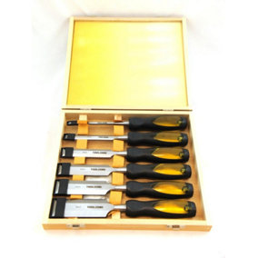 Toolzone 6piece wood chisel set in case