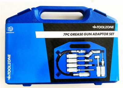 TOOLZONE 7PC GREASE GUN ADAPTOR SETS - 5