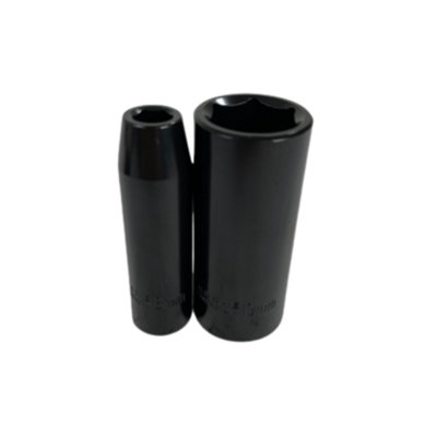 Toolzone 8 Piece 3/8" Metric Deep Impact Sockets Set Durable Automotive Tool