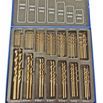 TOOLZONE 99 PIECE COBALT DRILL BIT SET
