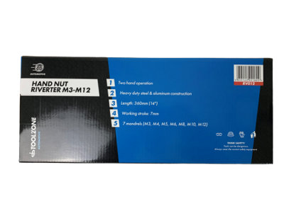 TOOLZONE HAND NUT RIVETER M3-M12