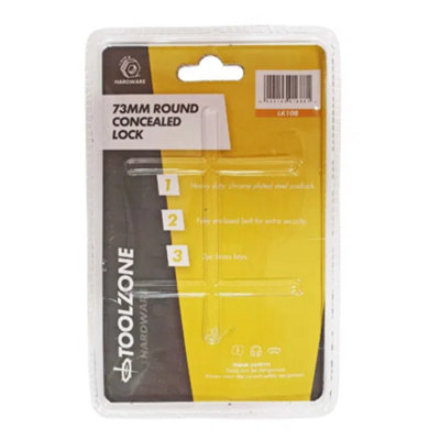 Toolzone HD 73mm Concealed Shackle Padlock