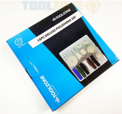 Toolzone Universal 18 Piece Deluxe Polishing Kit - 3