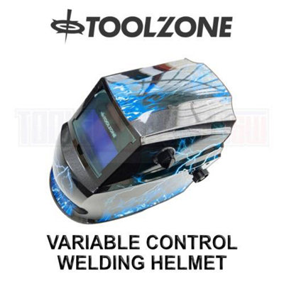 Toolzone Welding Helmet Lightning Design Variable Control Grinding Mode WH048