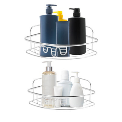 TOP 3 Corner Shelf Shower Caddy (Pack Of 2) Silver (One Size) Price Comparisons | Compare The Build