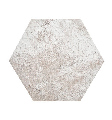 Top Ceramics Beige Hexagon Floor Wall Tile - SAMPLE