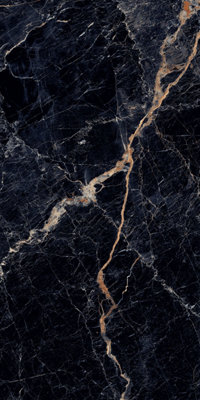 Top Ceramics Black Marble Effect Tiles High Gloss Floor & Wall Porcelain Tile (L)120cm x (W)60cm Each box 1.44sqm