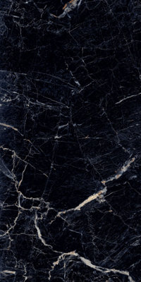 Top Ceramics Black Marble Effect Tiles High Gloss Floor & Wall Porcelain Tile (L)120cm x (W)60cm Each box 1.44sqm
