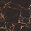 Top Ceramics Black Marble Tiles Porcelain High Gloss Floor Wall (L)60cm x (W)60cm Each box 1.44sqm