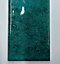 Top Ceramics Green Gloss Metro Ceramic Wall Tile Flat Bumpy (L)300mm x (W)100mm Each box 0.84sqm