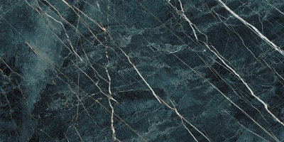Top Ceramics Green Marble Effect Tiles High Gloss Floor & Wall Porcelain Tile (L)120cm x (W)60cm Each box 1.44sqm