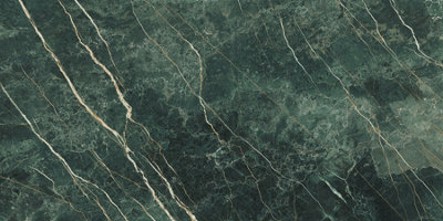 Top Ceramics Green Marble Effect Tiles High Gloss Floor & Wall Porcelain Tile (L)120cm x (W)60cm Each box 1.44sqm