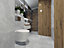 Top Ceramics Grey Marble Tiles Porcelain Matt Floor Wall (L)60cm x (W)60cm Each box 1.08sqm