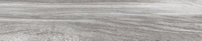 Top Ceramics Grey Porcelain Wood Effect Matt Floor Wall Tile (L)49.2cm x (W)9.9cm Each box 0.75sqm