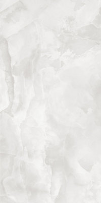 Top Ceramics Light Grey Marble Effect Tiles High Gloss Floor & Wall Porcelain (L)120cm x (W)60cm Each box 1.44sqm