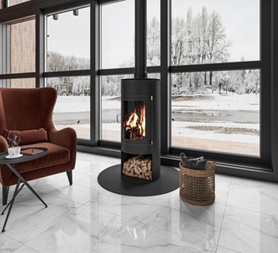 Top Ceramics Onyx Grey High Gloss Floor & Wall Porcelain Tile (L)120cm x (W)60cm Each box 1.44sqm
