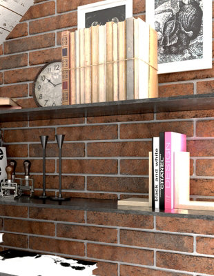 Top Ceramics Red Brick Effect Tiles Wall Porcelain Tile - SAMPLE