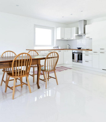 Top Ceramics Super White Tiles Porcelain High Gloss Floor Wall - SAMPLE