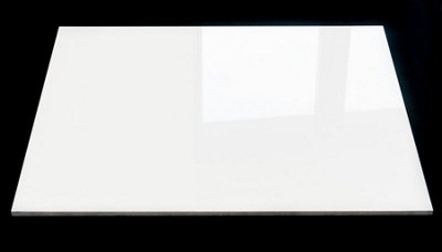 Top Ceramics The Whitest of Whites Porcelain Tiles- High Gloss Floor Wall 60cm x 60cm Each box 1.44sqm (4 Tiles)