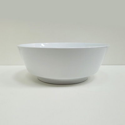 Top Ceramics White Curved Round Counter Top Basin in High Gloss 400 x 400 x 135mm - 3