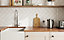 Top Ceramics White Flat Gloss Metro Ceramic Wall Tile (L)300mm x (W)100mm Each box 0.84sqm