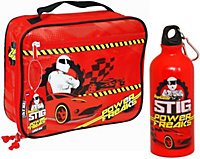 Top Gear The Stig Power Freaks Insulated Lunch Bag and Metal Bottle Set