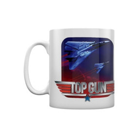 Top Gun Fighter Jets Mug Blue/Red/White (One Size)