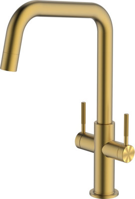 TOP10BB - Topaz U Spout Brushed Brass