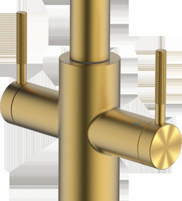 TOP10BB - Topaz U Spout Brushed Brass