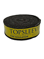 Topsleeve Natural Sheep Wool Pipe Insulation Lagging Roll for 15mm and 22mm Pipe