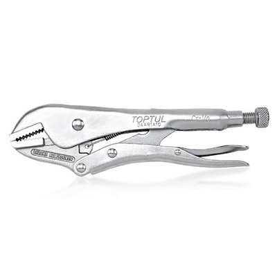 Toptul 10 Inch Straight Jaw Locking Pliers Chrome Molybdenum Steel Tool ...