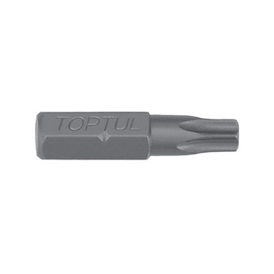 TOPTUL T27 SECURITY TORX BIT 1/4 INCH HEX TAMPERPROOF INSERT 25MM LONG ...