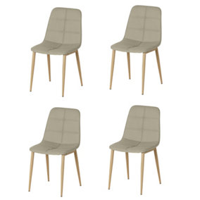 Torino Dining Chair, Mink, Pack of 4