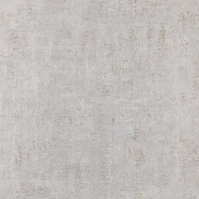 Torino Wallpaper in Stone with Gold Metallic