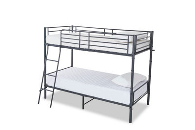 Torquay Metal Bunk Bed Frame Children S Bedroom Furniture Strong High Guardrail Silver 2x 3ft 90cm Single Beds~5055620326356 01c MP?$MOB PREV$&$width=768&$height=768