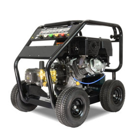 TORRENT3RGB Industrial 15HP Gearbox Driven Petrol Pressure Washer - 4000psi, 275Bar, 15L/min (Electric Key Start)