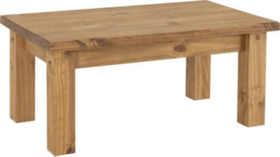 Tortilla Coffee Table in Distressed Waxed Pine This range comes flat-packed for easy home assembly