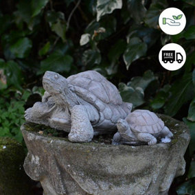 Tortoise Family Garden Ornament