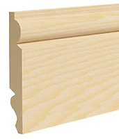 Torus Pine Skirting Boards 145mm x 20mm x 3.9m. 4 Lengths In A Pack
