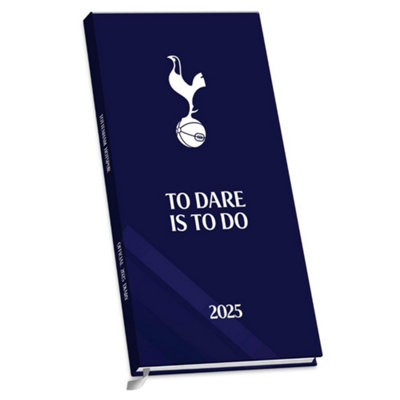 Tottenham Hotspur FC 2025 Slim Diary Navy Blue/White (One Size)