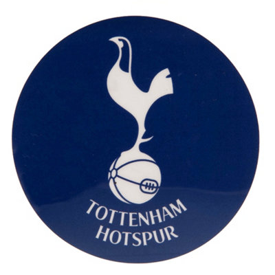 Tottenham Hotspur FC Crest Car Sticker Navy/White (One Size)