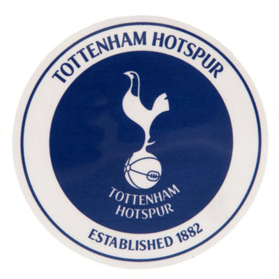 Tottenham Hotspur FC Established Car Sticker Navy/White (One Size)