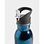 Tottenham Hotspur FC Metallic Sports Bottle Sky Blue/Deep Teal/Black (One Size)