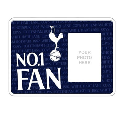 Tottenham Hotspur FC No 1 Metal Framed Plaque Navy Blue/White (One Size)